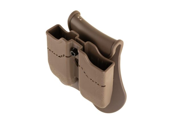 amomax-double-mag-pouch-fur-we-kjw-kwa-tm-1911-dark-earth-3 Amomax Double Mag Pouch für WE / KJW / KWA / TM 1911 Dark Earth