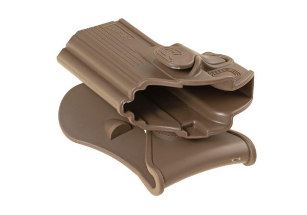 Amomax Paddle Holster für CZ 75D Compact Dark Earth