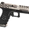 AW Custom VX0200 Hex Cut Full Metal GBB Silver