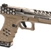 AW Custom VX0210 Hex Cut Full Metal GBB FDE