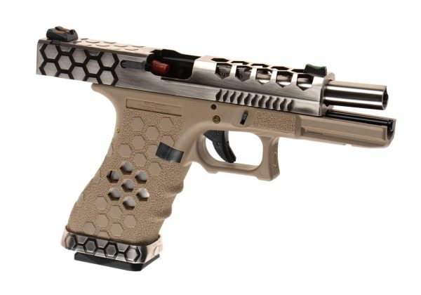 AW Custom VX0210 Hex Cut Full Metal GBB FDE