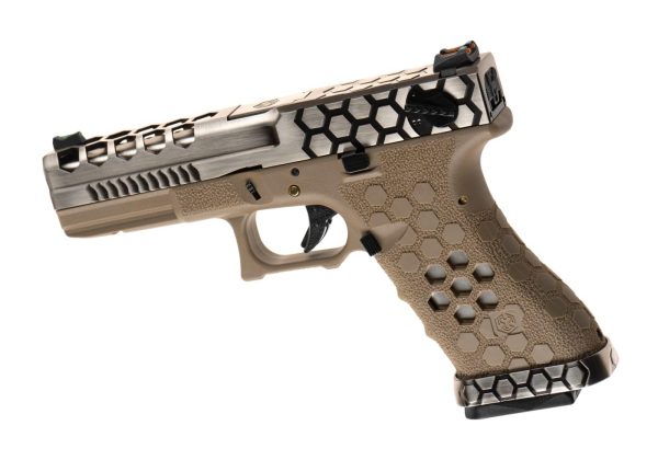 AW Custom VX0210 Hex Cut Full Metal GBB FDE