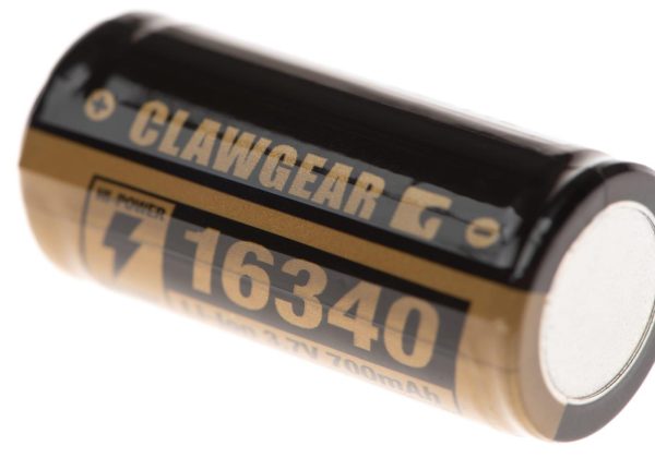 Clawgear 16340 Battery 3.7V 700mAh Black