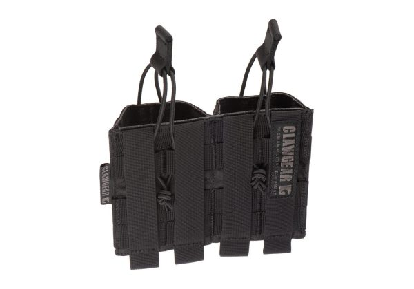 Clawgear 5.56mm Open Double Mag Pouch Core Black