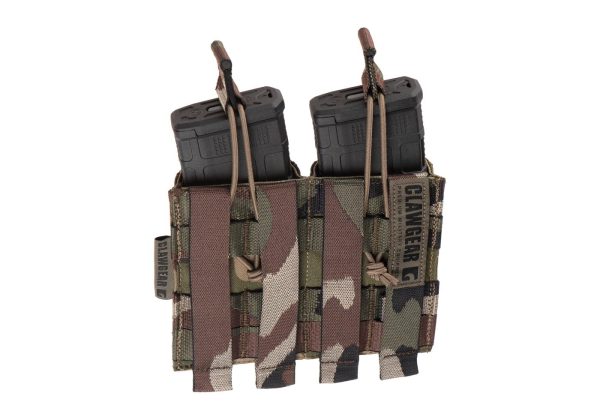 Clawgear 5.56mm Open Double Mag Pouch Core CCE