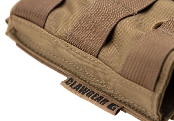 Clawgear 5.56mm Open Double Mag Pouch Core Coyote