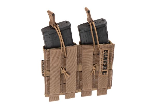 Clawgear 5.56mm Open Double Mag Pouch Core Coyote