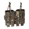 Clawgear 5.56mm Open Double Mag Pouch Core Flecktarn