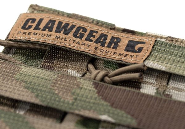 Clawgear 5.56mm Open Double Mag Pouch Core Multicam