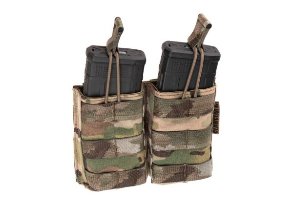 Clawgear 5.56mm Open Double Mag Pouch Core Multicam