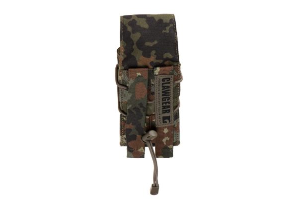 Clawgear 5.56mm Single Mag Stack Flap Pouch Core Flecktarn