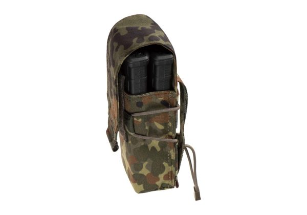 Clawgear 5.56mm Single Mag Stack Flap Pouch Core Flecktarn