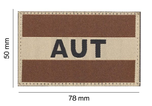 Clawgear Austria Flag Patch Desert