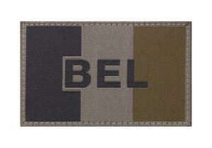 Clawgear Belgium Flag Patch RAL7013