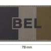 Clawgear Belgium Flag Patch RAL7013