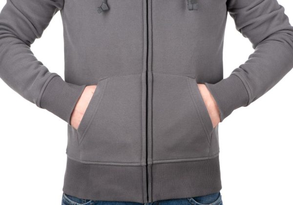 Clawgear CG Logo Zip Hoodie Wolf Grey 2XL