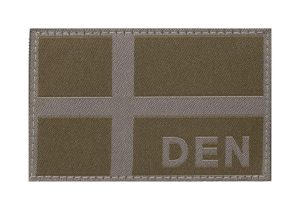 Clawgear Denmark Flag Patch RAL7013