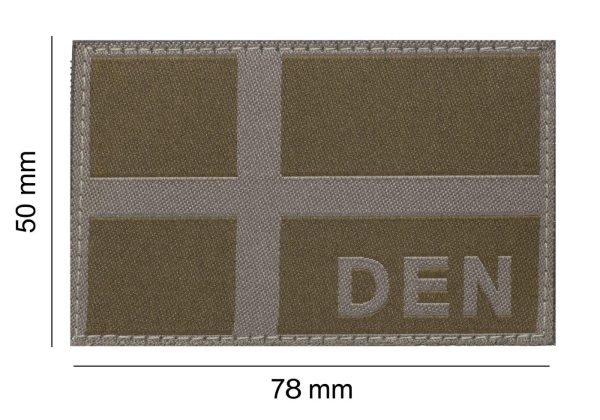Clawgear Denmark Flag Patch RAL7013