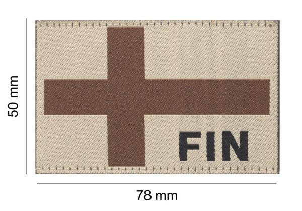 Clawgear Finland Flag Patch Desert