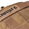 Clawgear Medium Horizontal Utility Pouch Zipped Core Coyote