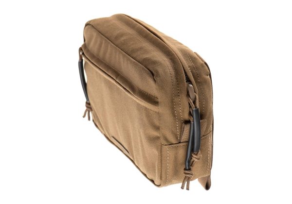 Clawgear Medium Horizontal Utility Pouch Zipped Core Coyote