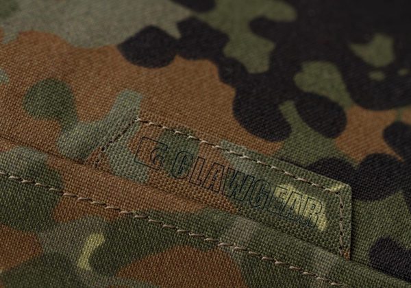 Clawgear Medium Horizontal Utility Pouch Zipped Core Flecktarn