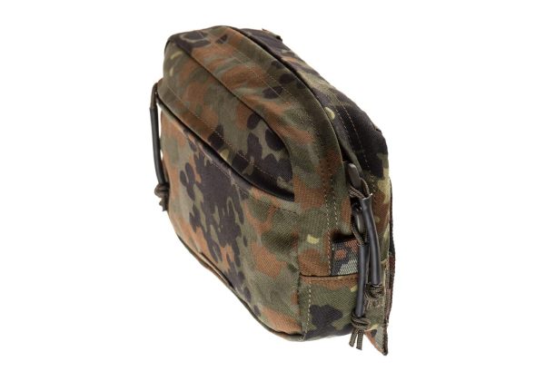 Clawgear Medium Horizontal Utility Pouch Zipped Core Flecktarn