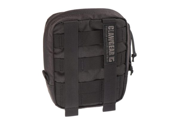 Clawgear Medium Vertical Utility Pouch Zipped Core Black