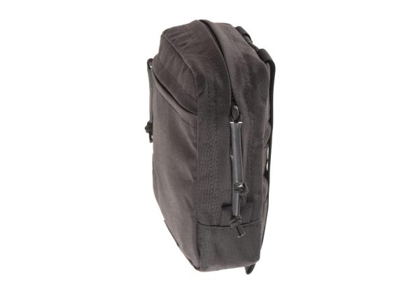 Clawgear Medium Vertical Utility Pouch Zipped Core Black