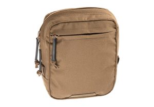 Clawgear Medium Vertical Utility Pouch Zipped Core Coyote
