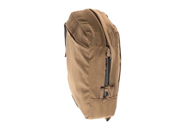 Clawgear Medium Vertical Utility Pouch Zipped Core Coyote