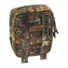 Clawgear Medium Vertical Utility Pouch Zipped Core Flecktarn
