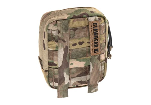 Clawgear Medium Vertical Utility Pouch Zipped Core Multicam