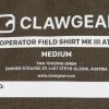 Clawgear Operator Field Shirt MK III ATS Flex Stonegrey Olive 2XL
