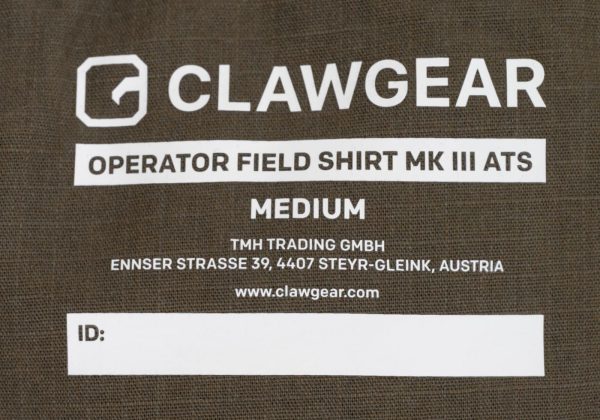 Clawgear Operator Field Shirt MK III ATS Flex Stonegrey Olive L