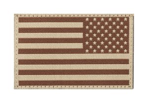 Clawgear USA Reversed Flag Patch Desert