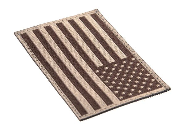 Clawgear USA Reversed Flag Patch Desert