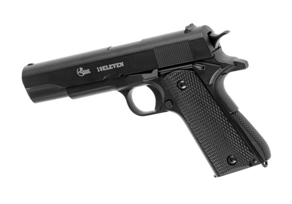 Combat Zone 19Eleven Metal Slide Spring Gun Black