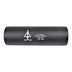 CYMA SILENZIATORE CORTO IN ALLUMINIO 110mm x 35mm TIPO E NERO (HY-190E)