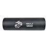 CYMA SILENZIATORE CORTO IN ALLUMINIO 110mm x 35mm TIPO R NERO (HY-190R)