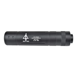 CYMA SILENZIATORE IN ALLUMINIO 145mm x 30mm TIPO E NERO (HY-147E)