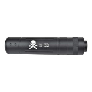 CYMA SILENZIATORE IN ALLUMINIO 145mm x 30mm TIPO F NERO (HY-147F)