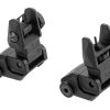 DLG Tactical Low Profile Folding Sight Set Black