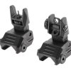 DLG Tactical Low Profile Folding Sight Set Black