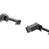 DLG Tactical Offset Iron Sight Set Low Profile Black