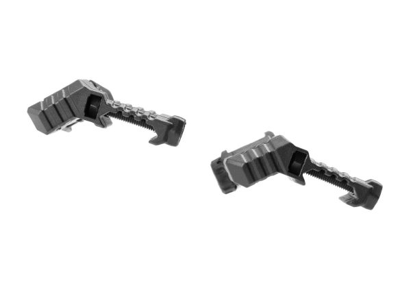 DLG Tactical Offset Iron Sight Set Low Profile Black