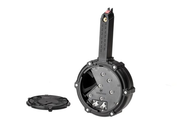 Drum Mag SMC-9 GBB 300rds Black