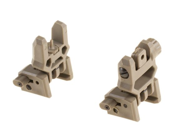 FMA Gen 3 Flip-Up Sights Dark Earth