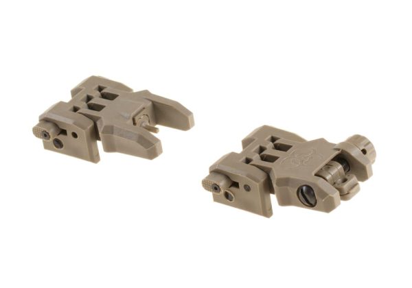 FMA Gen 3 Flip-Up Sights Dark Earth