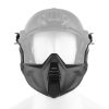 FMA Half Mask for FAST Helmet Black